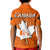 Custom Canada Maple Leaf Polo Shirt Orange Haida Wolf LT13 - Wonder Print Shop