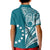 Cook Islands Tatau Polo Shirt Symbolize Passion Stars Version Blue LT13 - Wonder Print Shop