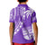 Fiji Rugby Sevens Polo Shirt KID Fijian 7s Tapa Polynesian Purple LT13 - Wonder Print Shop