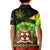 Jamaica Lion Polo Shirt KID Jamaican Pattern Version Reggae Colors LT13 - Wonder Print Shop