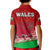 Wales Polo Shirt Football 2022 Come On CYMRU The Red Wall LT13 - Wonder Print Shop