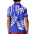 Fiji Rugby Sevens Polo Shirt KID Fijian 7s Tapa Polynesian Blue Ver.02 LT13 - Wonder Print Shop