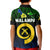 Malampa Province Polo Shirt KID Native Canoe Mix Vanuatu Pig Tusk Black Version - Wonder Print Shop