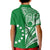 Cook Islands Tatau Polo Shirt Symbolize Passion Stars Version Green LT13 - Wonder Print Shop