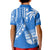 Fiji Rugby Sevens Polo Shirt KID Fijian 7s Tapa Polynesian Blue Ver.01 LT13 - Wonder Print Shop