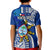 Custom Guam and Philippines Polo Shirt KID Guaman Filipinas Together Blue - Wonder Print Shop