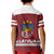 Latvia Hockey Polo Shirt 2023 KID Red Sporty Style - Wonder Print Shop