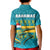 Bahamas Polo Shirt Bahamian Blue Marlin Merry Christmas - Wonder Print Shop