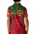 Cameroon Football Polo Shirt KID Les Lions Indomptables Red Football 2022 - Wonder Print Shop