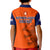 Netherlands Cricket Polo Shirt KID ODI Simple Orange Style - Wonder Print Shop