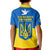 Ukraine Polo Shirt KID Stand With Ukrainian Simple Style - Wonder Print Shop