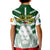 Cameroon Football Polo Shirt KID Les Lions Indomptables White Football 2022 - Wonder Print Shop