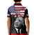 United States Polo Shirt Happy MLK Day Flag Grunge Style - Wonder Print Shop