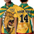 (Custom Text and Number) Jamaica Athletics Polo Shirt Jamaican Flag Mix Lion Sporty Style - Wonder Print Shop