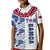 Toa Samoa Rugby Polo Shirt KID Siamupini Ula Fala White LT13 - Wonder Print Shop