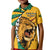 Jamaica Athletics Polo Shirt Jamaican Flag Mix Lion Sporty Style - Wonder Print Shop