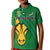 (Custom Text And Number) South Africa Rugby Polo Shirt Bokke Springbok With African Pattern Stronger Together - Wonder Print Shop