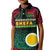 Shefa Province Polo Shirt KID Vanuatu Pig Tusk Polynesian Flag Style - Wonder Print Shop