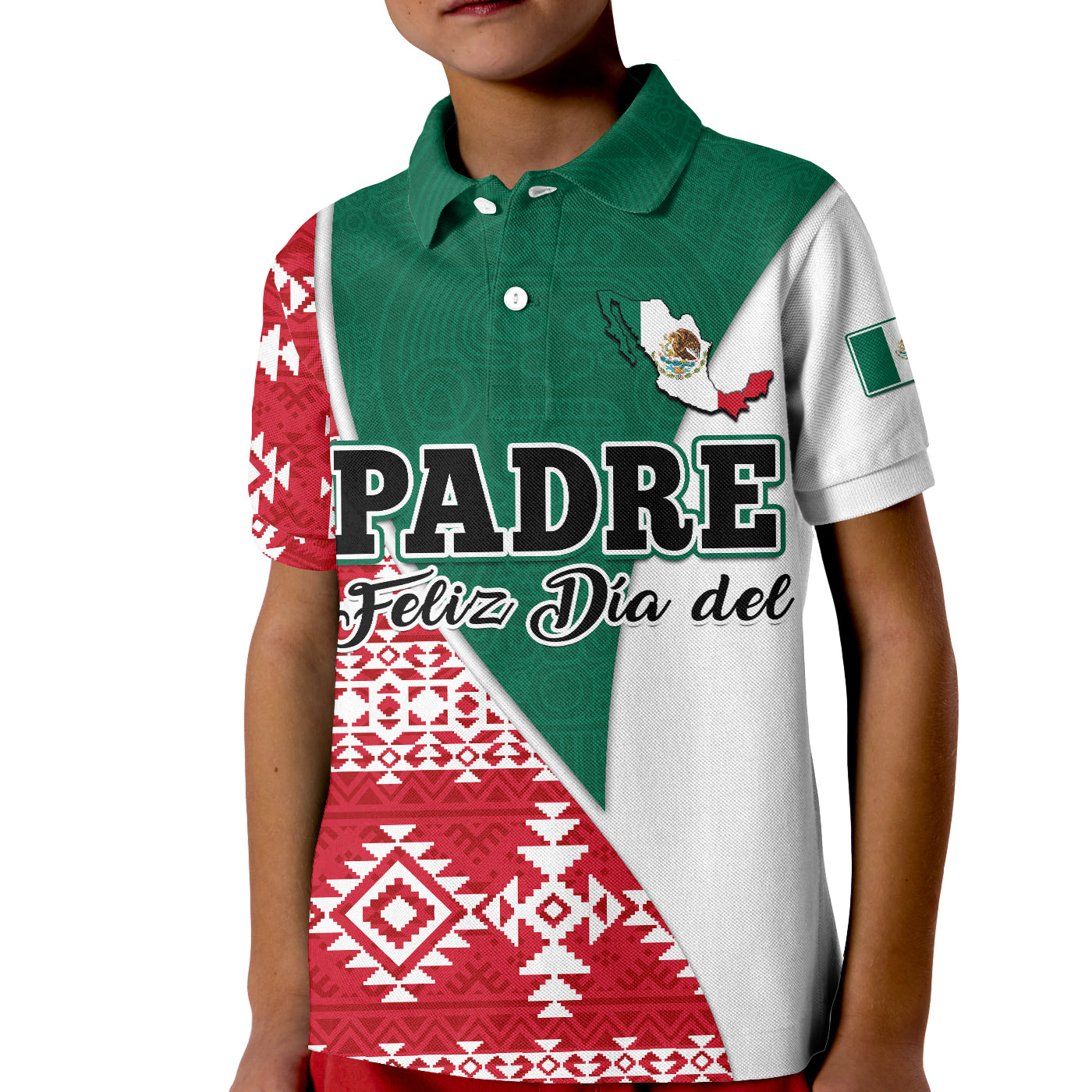 happy-mexico-fathers-day-polo-shirt-kid-mexican-aztec-pattern