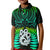 Aotearoa Fern Polo Shirt New Zealand Hei Tiki Green Style LT13 - Wonder Print Shop