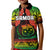 Samoa Rugby Polo Shirt Teuila Torch Ginger Gradient Style - Wonder Print Shop