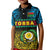 Custom Torba Province Polo Shirt KID Vanuatu Pig Tusk Polynesian Flag Style - Wonder Print Shop