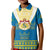 Custom Sweden Polo Shirt Swedish Coat Of Arms With Scandinavian Flowers - Wonder Print Shop