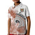 Custom Fiji Tapa Polo Shirt White Fijian Masi Be Loved Hibiscus LT13 - Wonder Print Shop