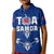 Toa Samoa Rugby Polo Shirt KID Siamupini Proud Blue LT13 - Wonder Print Shop