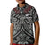 New Zealand Silver Fern Rugby Polo Shirt KID All Black NZ Maori Pattern LT13 - Wonder Print Shop