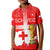 (Custom Text and Number) Switzerland Football Polo Shirt Schweizer Pati Champion 2022 World Cup LT13 - Wonder Print Shop