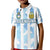 Argentina Football Polo Shirt KID AFA Champions 2022 Sporty Style - Wonder Print Shop