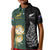 Custom Text and Number South Africa Protea and New Zealand Fern Polo Shirt KID Rugby Go Springboks vs All Black LT13 - Wonder Print Shop