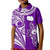 (Custom Text and Number) Rarotonga Cook Islands Polo Shirt Turtle and Map Style Purple LT13 - Wonder Print Shop