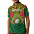 Custom Vanuatu Rugby Polo Shirt Coat Of Arms Polynesian Pattern - Wonder Print Shop