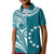 Cook Islands Tatau Polo Shirt Symbolize Passion Stars Version Blue LT13 - Wonder Print Shop