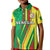 (Custom Text And Number) Senegal Football Polo Shirt KID Allez Les Lions Sporty Style - Wonder Print Shop