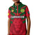 (Custom Text And Number) Cameroon Football Polo Shirt KID Les Lions Indomptables Red Football 2022 - Wonder Print Shop