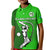 (Custom Text And Number) Ireland Cricket Polo Shirt Irish Flag Celtic Cross Sporty Style - Wonder Print Shop