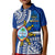 Custom Guam and Philippines Polo Shirt KID Guaman Filipinas Together Blue - Wonder Print Shop