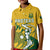 South Africa Cricket Polo Shirt KID Go Proteas Unique Style - Wonder Print Shop