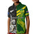 Custom Australia Kangaroos And All Black Rugby Polo Shirt Aboriginal Mix NZ Maori Fern - Wonder Print Shop