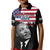 United States Polo Shirt Happy MLK Day Flag Grunge Style - Wonder Print Shop