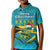 Bahamas Polo Shirt Bahamian Blue Marlin Merry Christmas - Wonder Print Shop