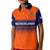 (Custom Text And Number) Netherlands Cricket Polo Shirt KID ODI Simple Orange Style - Wonder Print Shop