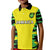 (Custom Text And Number) Jamaica Football Polo Shirt Reggae Girlz 2023 Cup Of Nations Ver.02 - Wonder Print Shop