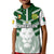 Cameroon Football Polo Shirt KID Les Lions Indomptables White Football 2022 - Wonder Print Shop