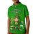 Custom Ireland Polo Shirt KID Saint Patricks Day Happy Leprechaun And Shamrock - Wonder Print Shop