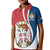 Custom Serbia Polo Shirt Happy Serbian Statehood Day With Coat Of Arms - Wonder Print Shop