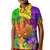 Custom Mardi Gras Polo Shirt 2023 Carnival Masks With Feathers - Wonder Print Shop